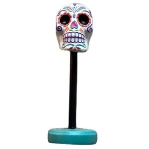 Target Day of the dead tabletop skull decor NWT